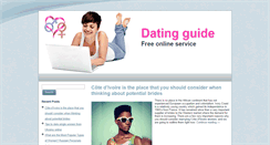 Desktop Screenshot of dating-freeonlineserviceguide.com