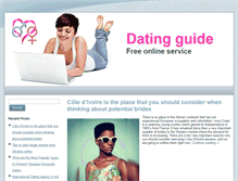 Tablet Screenshot of dating-freeonlineserviceguide.com